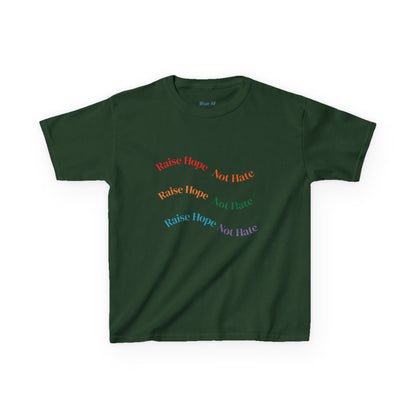 Raise Hope, Not Hate- Kids T-Shirt, personalizable tee