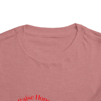 Raise Hope, Not Hate- Toddler T-Shirt, Kindness tee