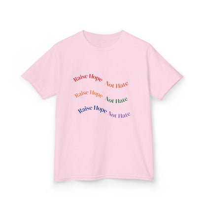 Raise Hope, Not Hate- Kids T-Shirt, personalizable tee