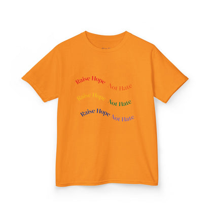 Raise Hope, Not Hate- Kids T-Shirt, personalizable tee